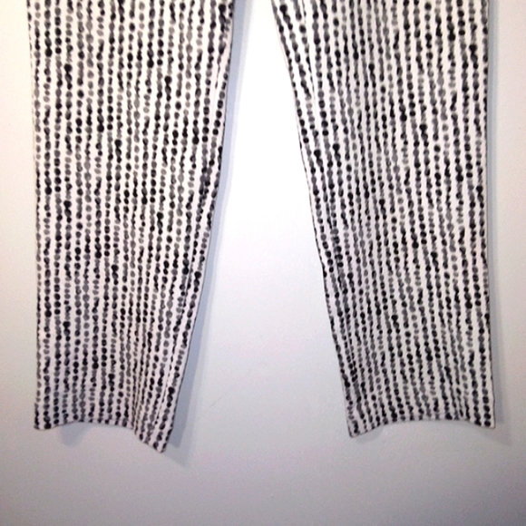 Lisette L Montreal High-Rise Straight Polka Dot Stripe Pull-On Pants - Picture 11 of 16